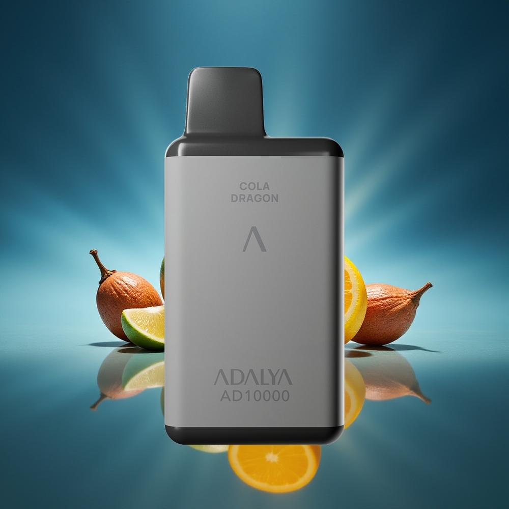 Adalya AD 10000 Puffs Vaporizador Desechable Menta Punto Gris Espacial 14ml