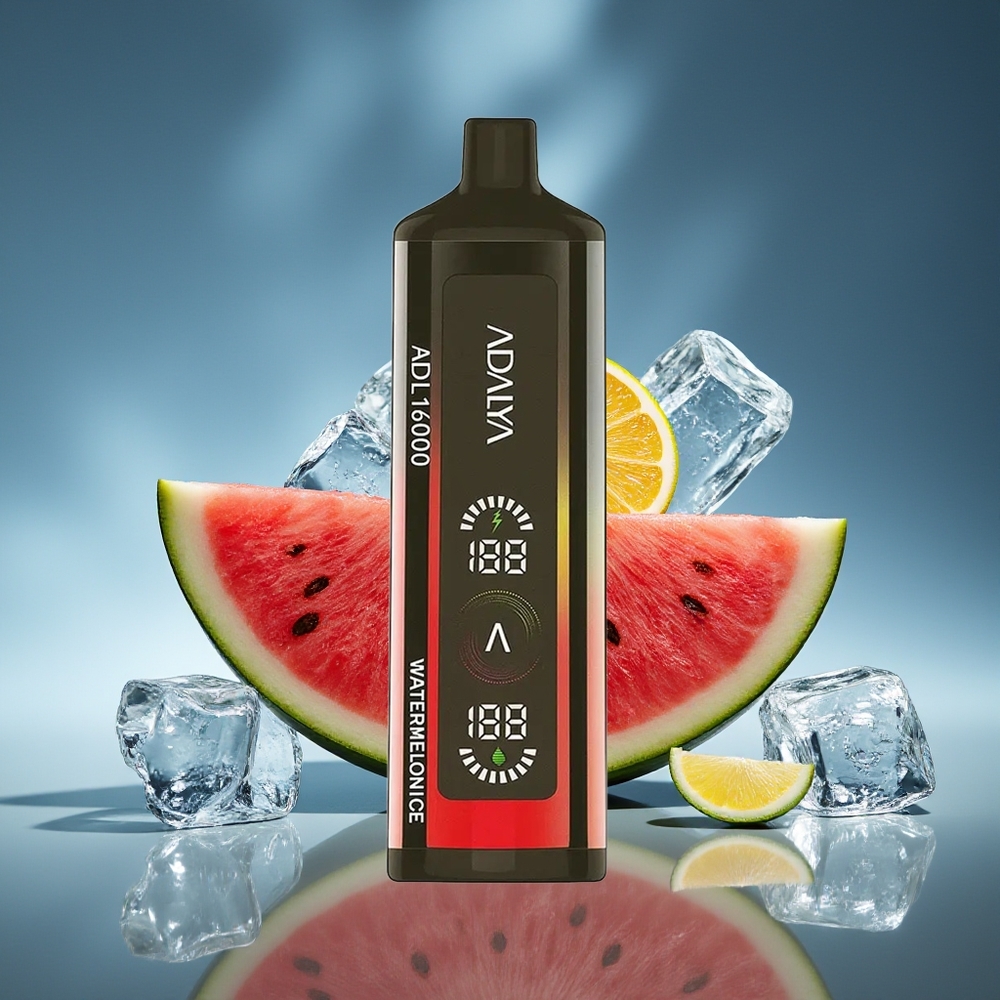 Adalya ADL 16000 PRO Puffs Vape Sandía Hielo Pantalla Digital USB-C