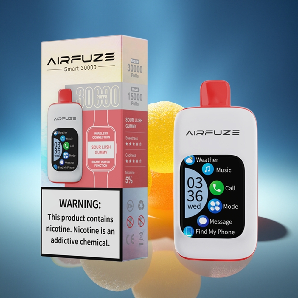 AirFuze Smart 30000 Puffs Disposable Pod 5% Nicotina Gominola Ácida Jugosa