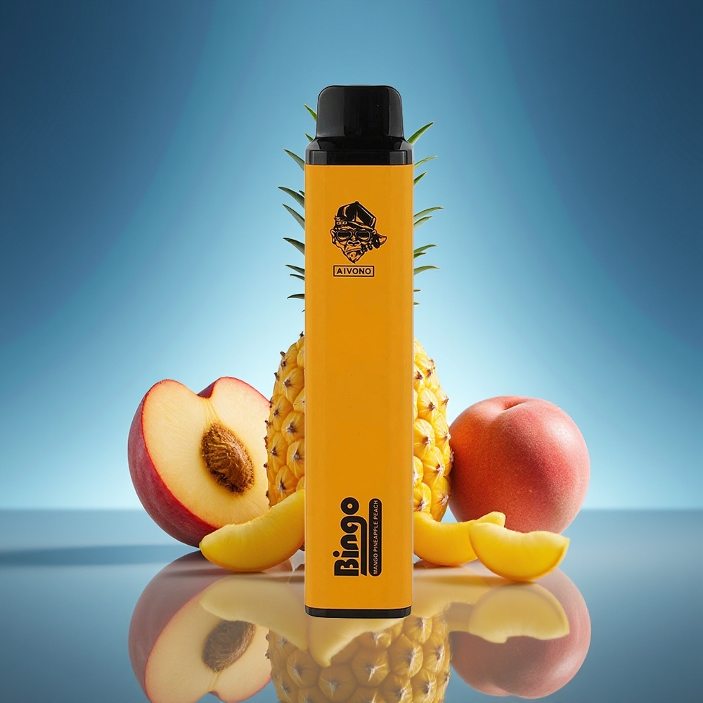 Aivono Aim Bingo 4000 Puffs Disposable Vape Piña Melocotón Wango 10mL 1000mAh