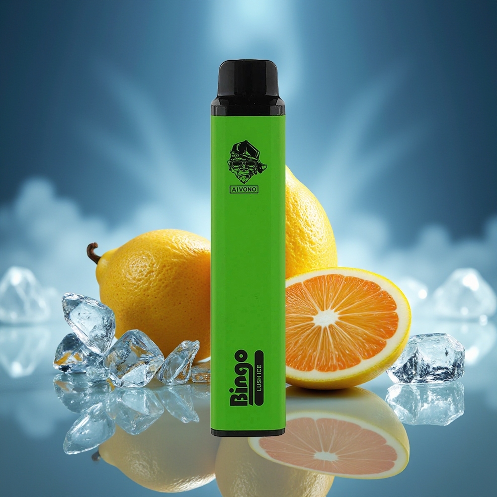 Aivono Aim Bingo 4000 Puffs Vape Hielo Lujuriante Recargable 10mL