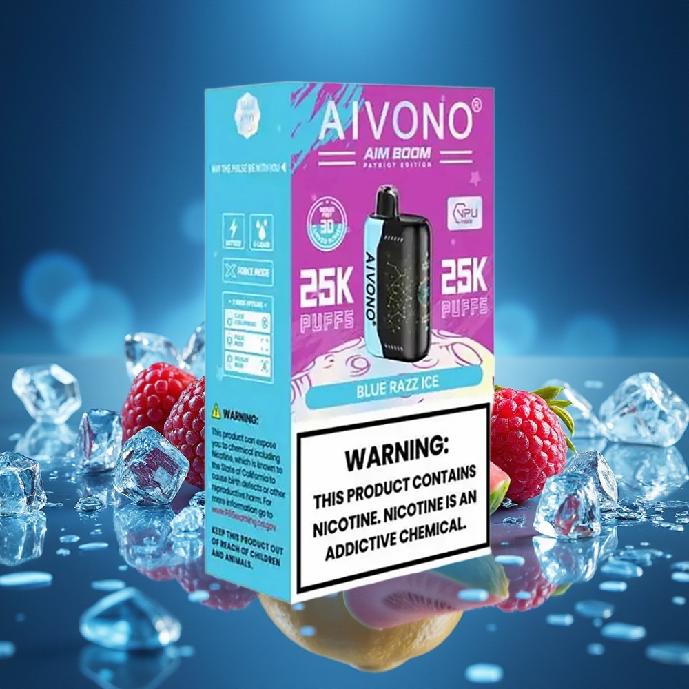 Aivono Aim Boom 25000 Puffs Blue Razz Ice 28ml Tipo-C