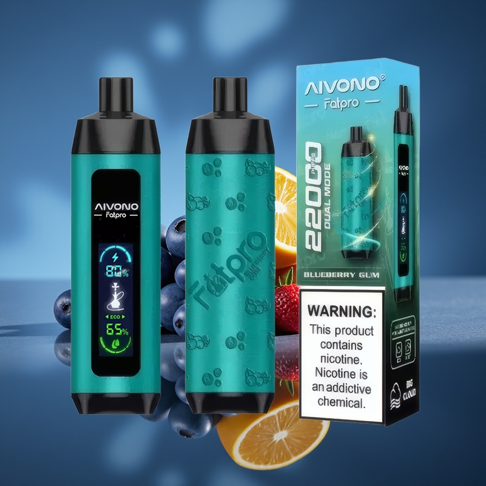 Aivono Aim Fatpro 22000 Puffs Arándano Pistola 28ml 600mah Recargable