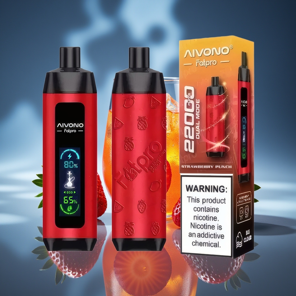 Aivono Aim Fatpro 22000 Puffs Fresa Punch 28ml 600mAh