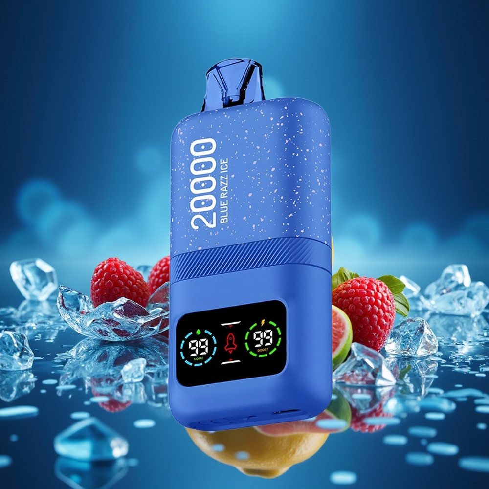 Aivono Aim Magic 20000 Puffs Blue Razz Ice Dual Mesh Rechargeable