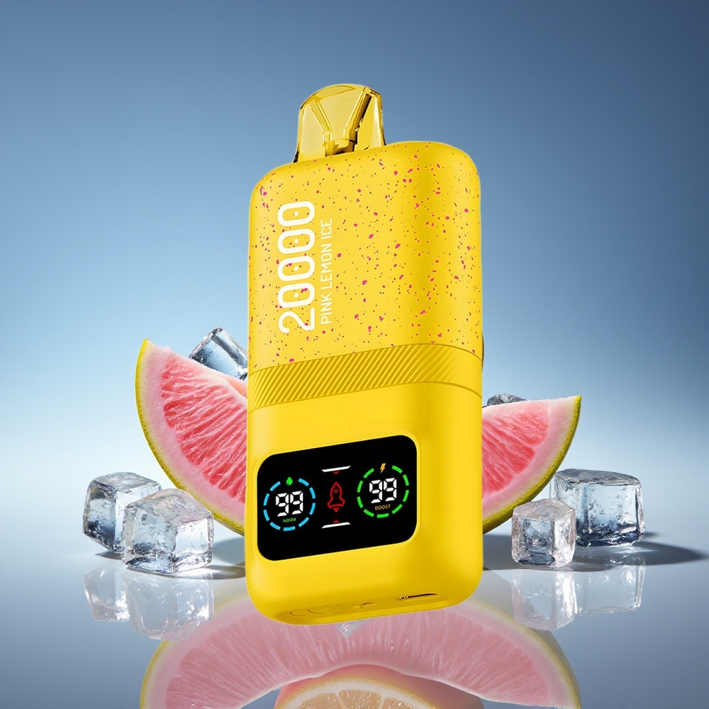Aivono Aim Magic 20000 Puffs Limón Rosa Hielo Dual Mesh LCD