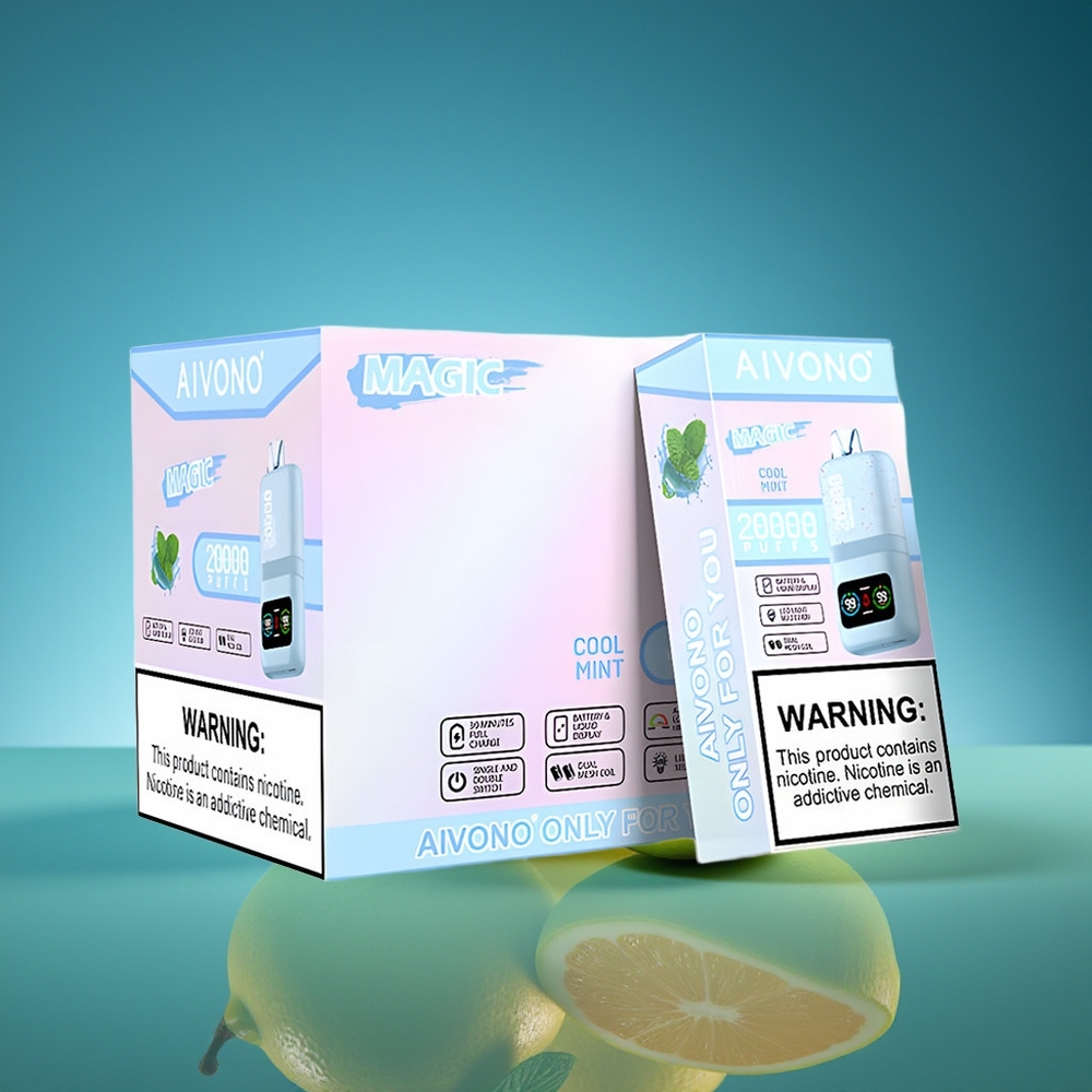 Aivono Aim Magic 20000 Puffs Menta Refrescante Dual Mesh LCD