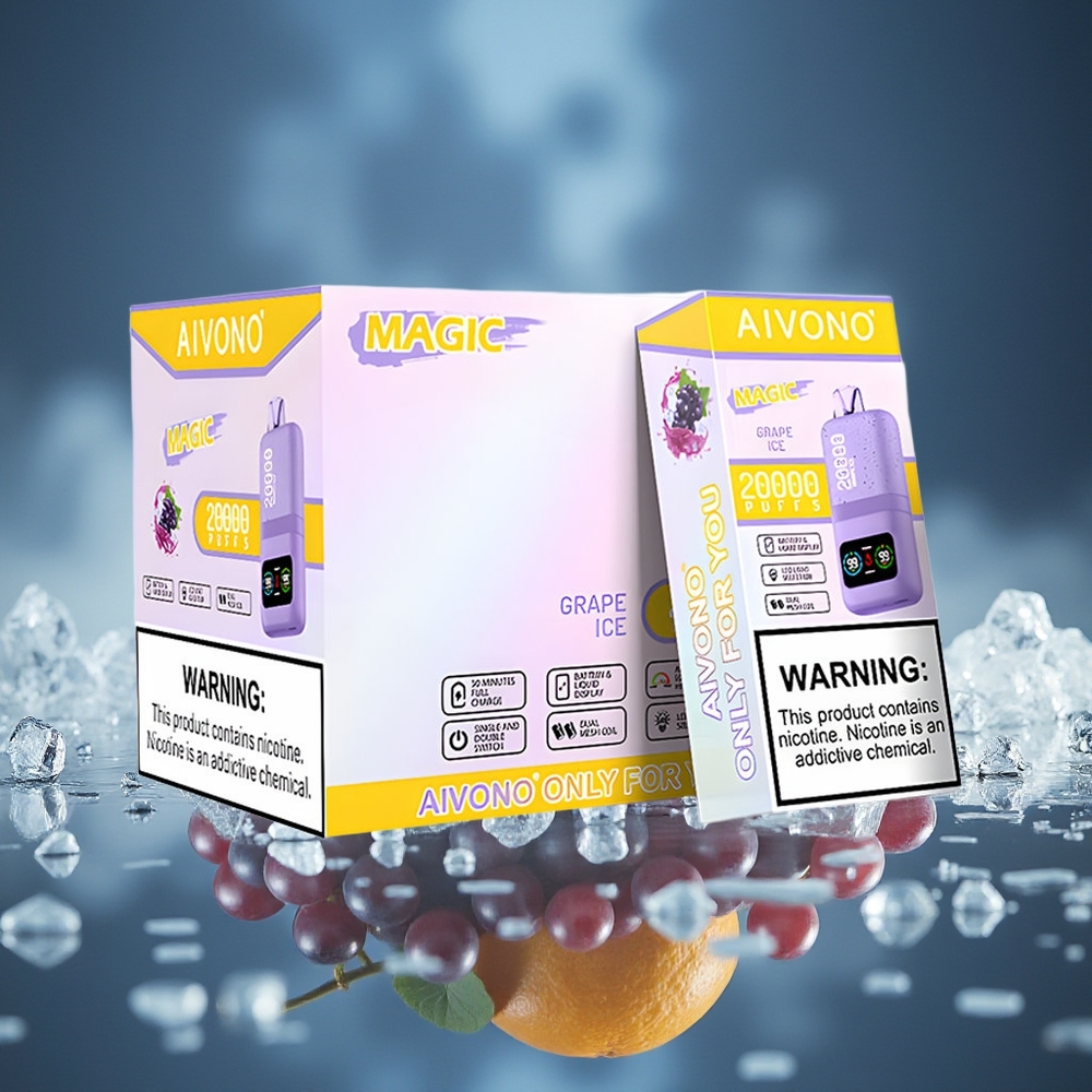 Aivono Aim Magic 20000 Puffs Uva Hielo Tipo-C Recargable