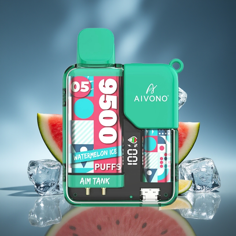 Aivono AIM-TANK 9500 Puffs Sandía Helada 18ml LCD