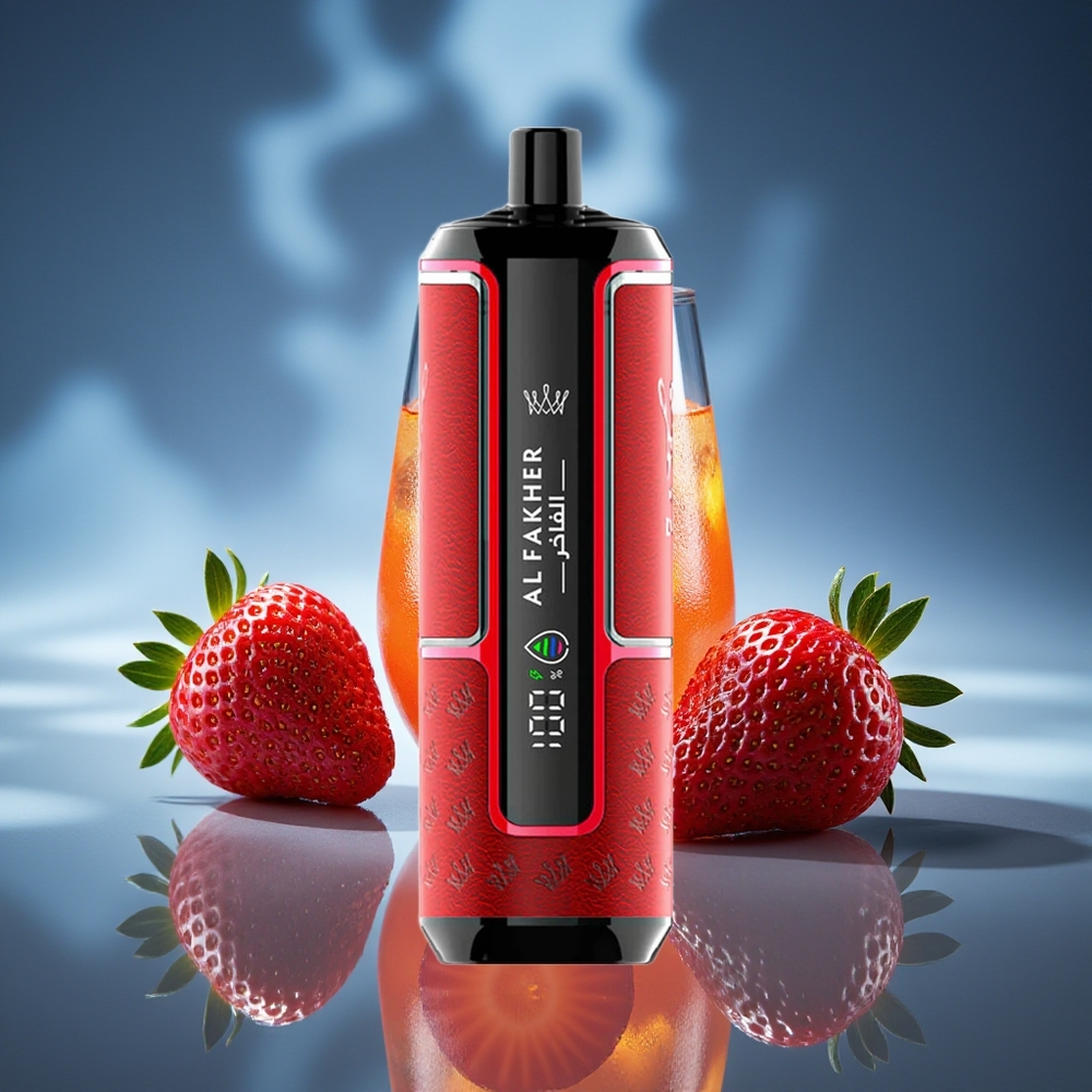 Al Fakher Crown Bar 15K Fresas Explosivas Hypermax Portátil
