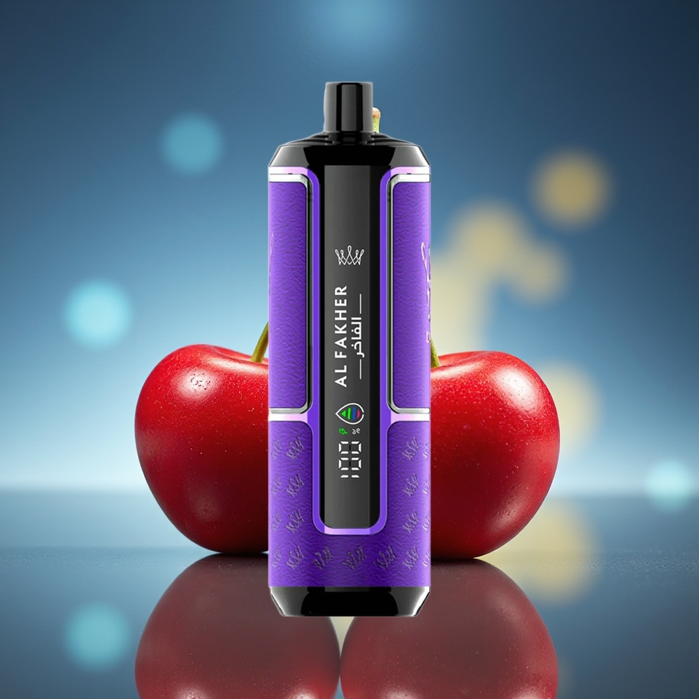 Al Fakher Crown Bar 15K Hipermax Desechable Vape Kit Fiesta Cereza Compacto Portátil