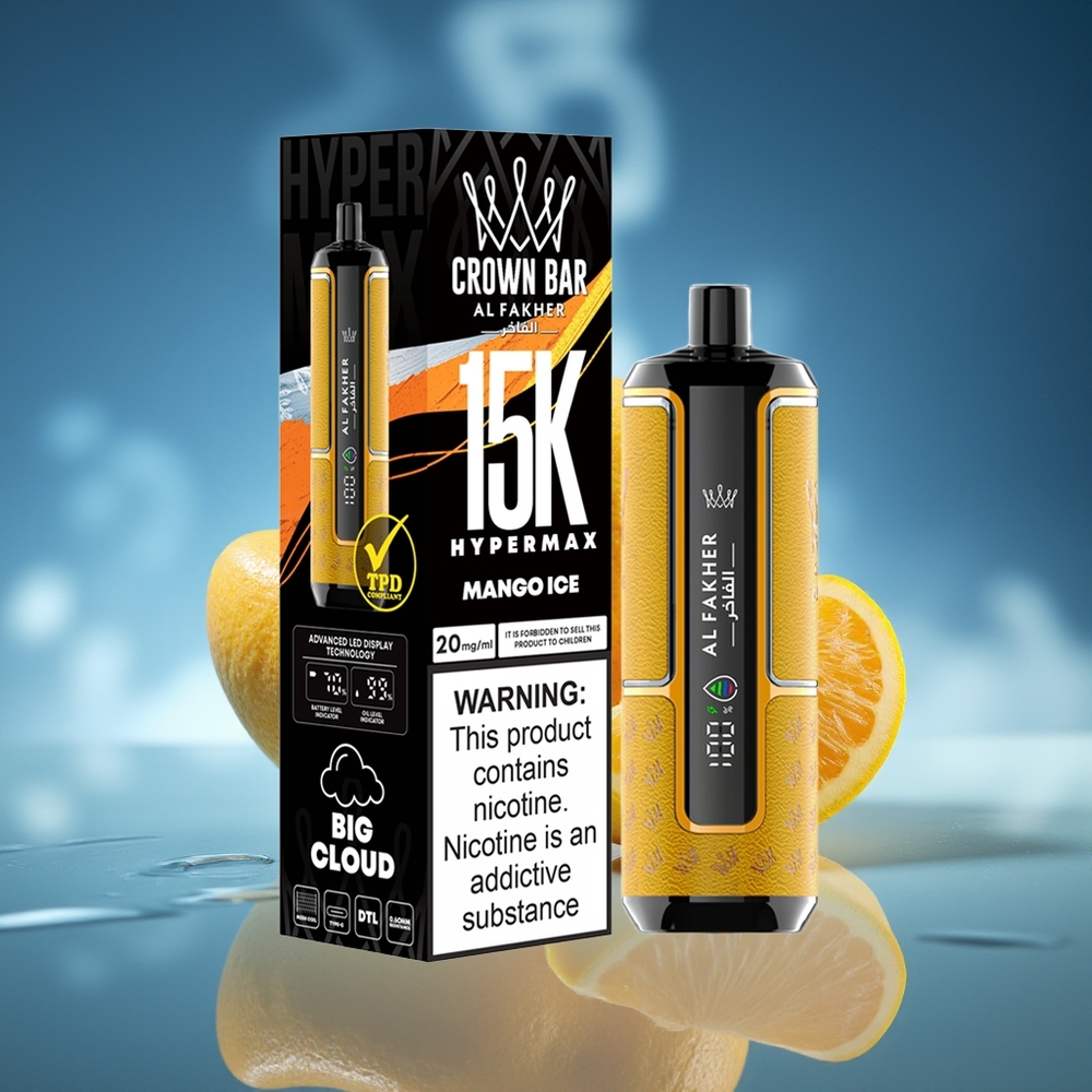Al Fakher Crown Bar 15K Mango Hielo 600mAh 22ml