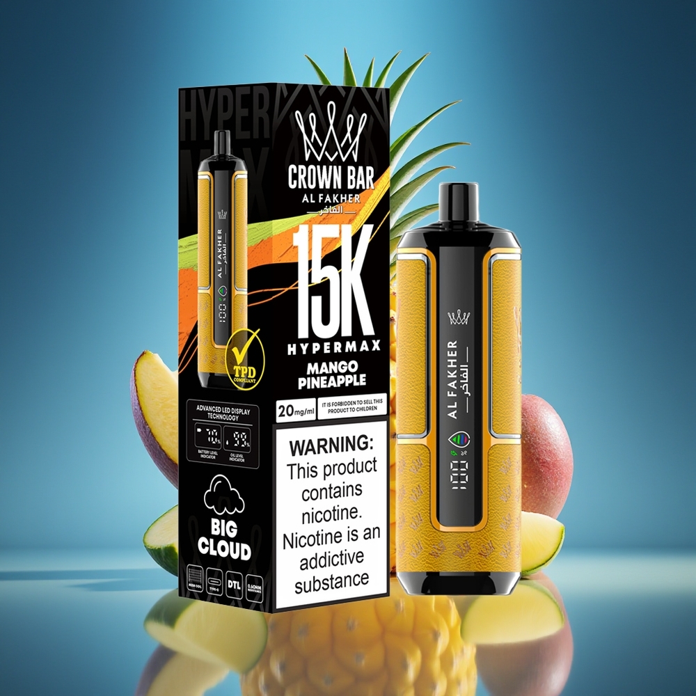 Al Fakher Crown Bar 15K Mango Piña 22ml 600mAh