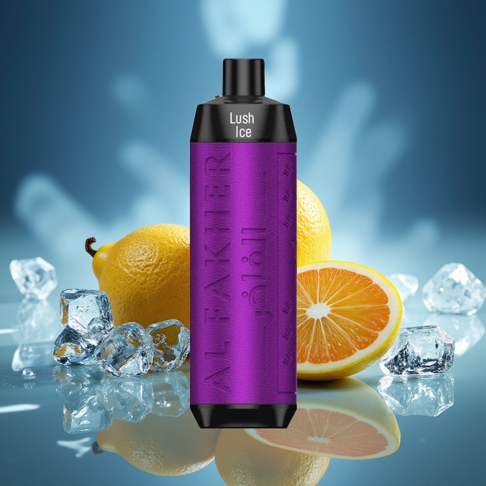 Al Fakher Crown Bar 8000 Cristal Vape Desechable Hielo Lush 18ml USB-C