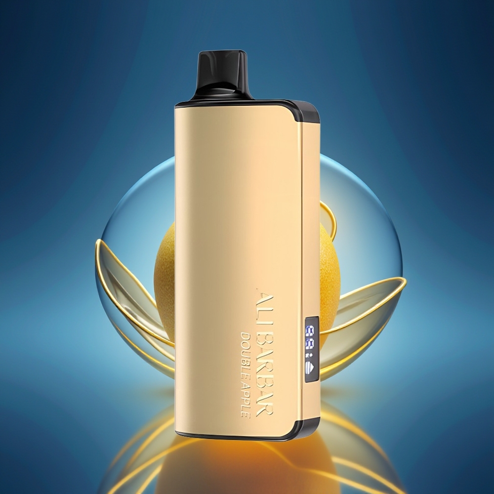 Alibarbar Ingot 9000 Puffs Vape Doble Manzana 22ml LED Display