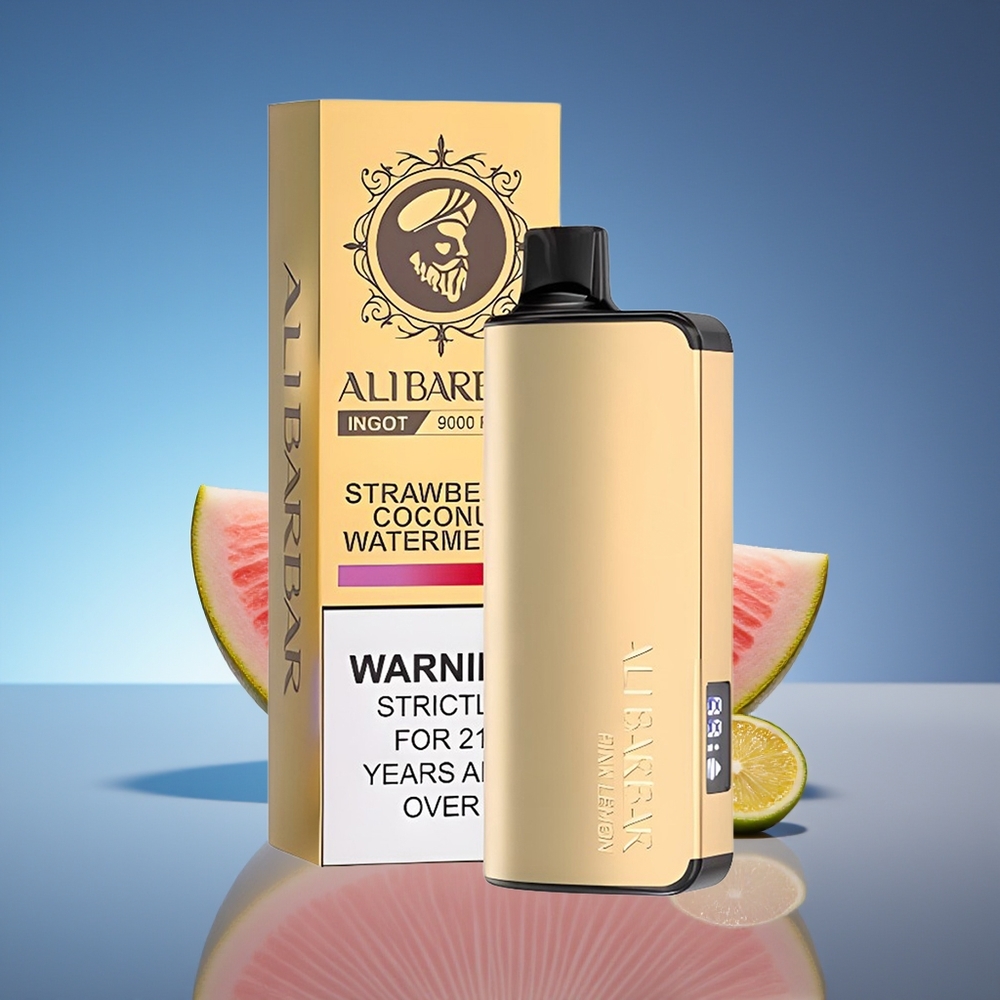 Alibarbar Ingot 9000 Puffs Vape Limón Rosado 22ml 2350mAh