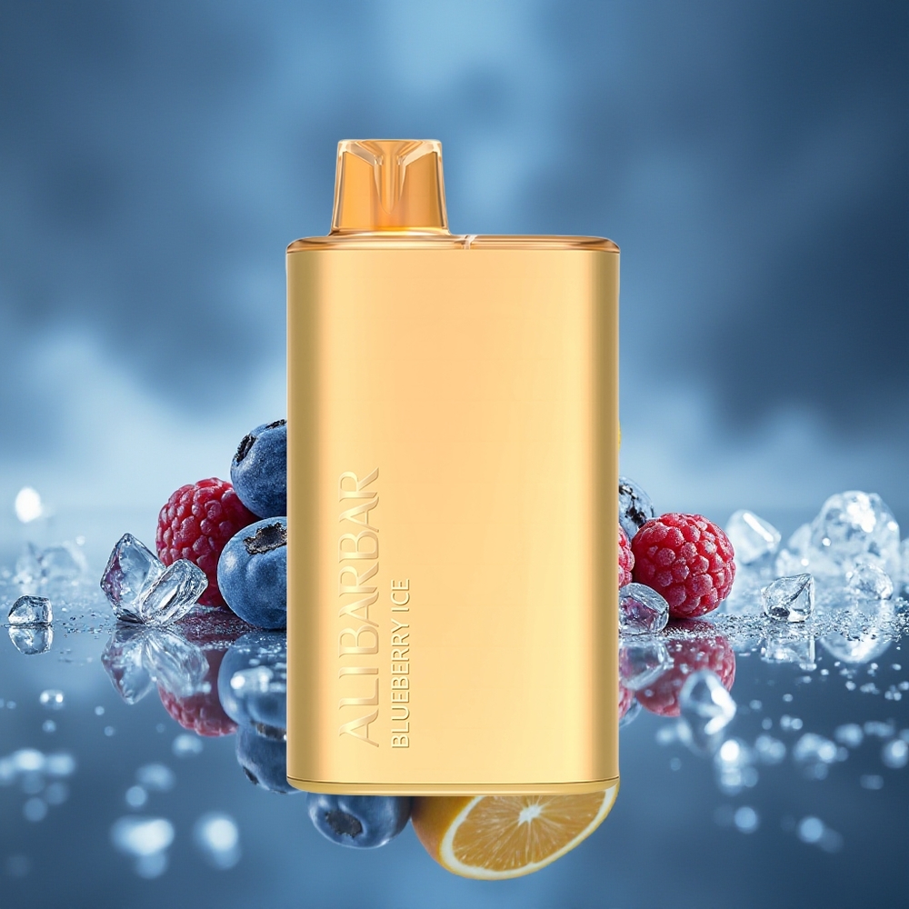 Alibarbar Rich 8000 Puffs Vape Desechable Arándano Hielo 20ml 2000mAh