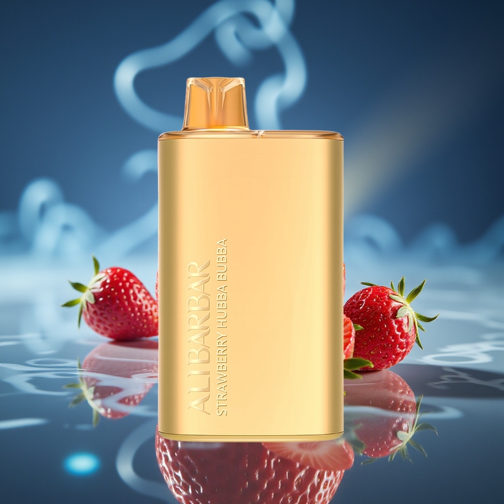 Alibarbar Rich 8000 Puffs Vape Desechable Fresa Hubba Bubba 20ml 2000mAh