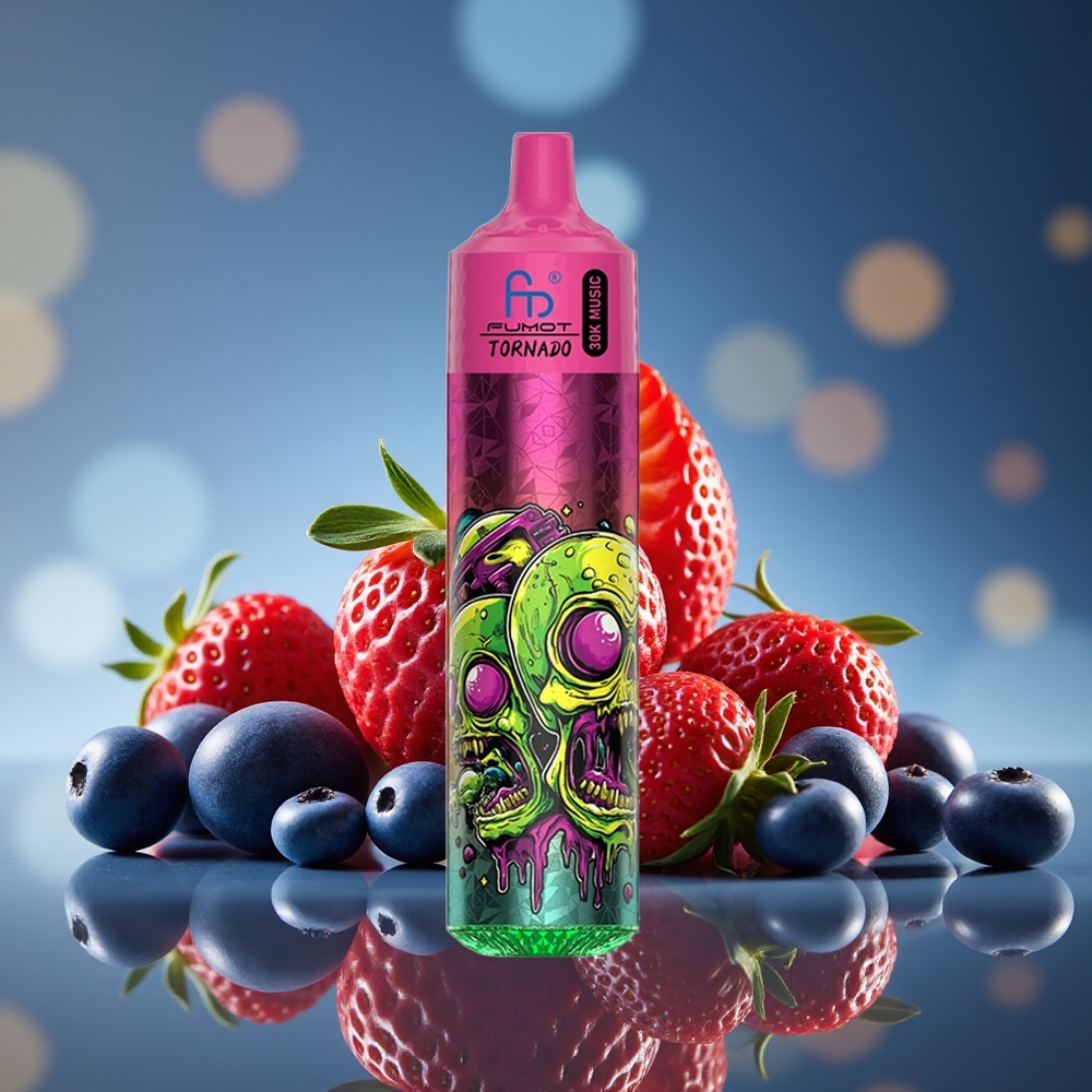 Fumot RandM Tornado 30000 Puffs Fresa Arándano 30mL 600mAh