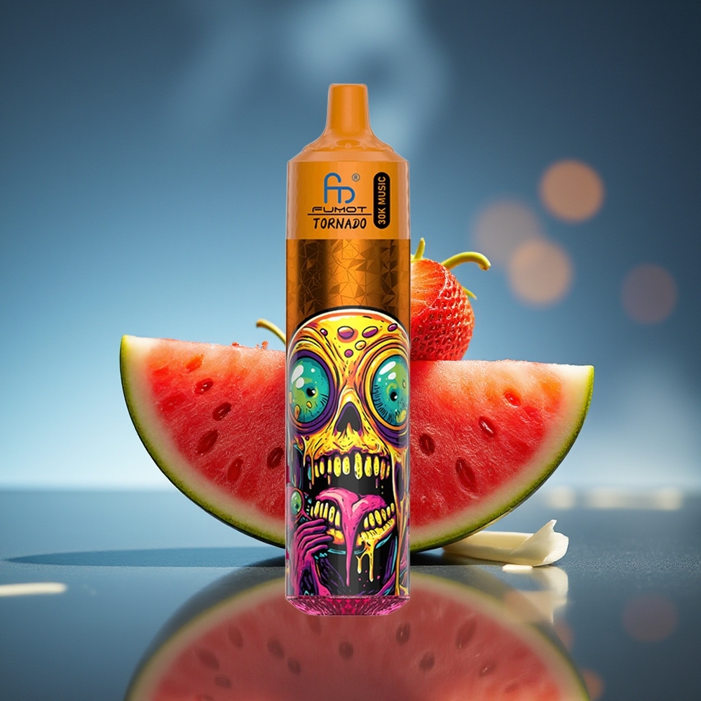 Fumot RandM Tornado 30000 Puffs Fresa Sandía 30mL Recargable
