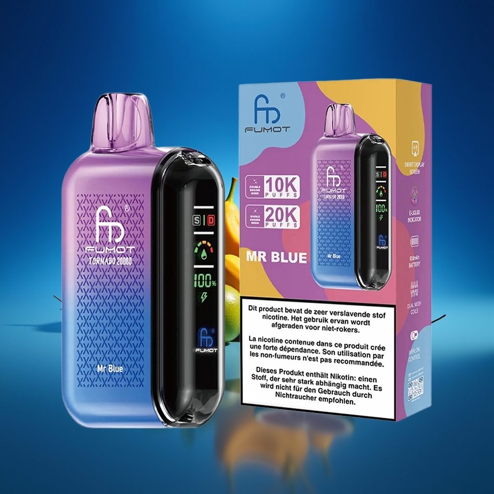 Fumot Tornado 20000 Puffs Dual Mesh Señor Azul