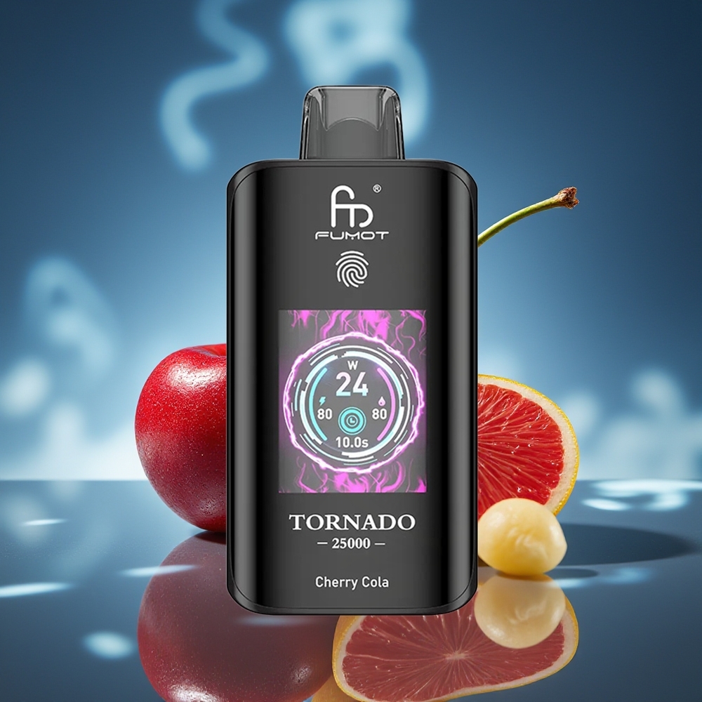 Fumot Tornado 25000 Puffs Batería Recargable 700mAh Cereza Cola