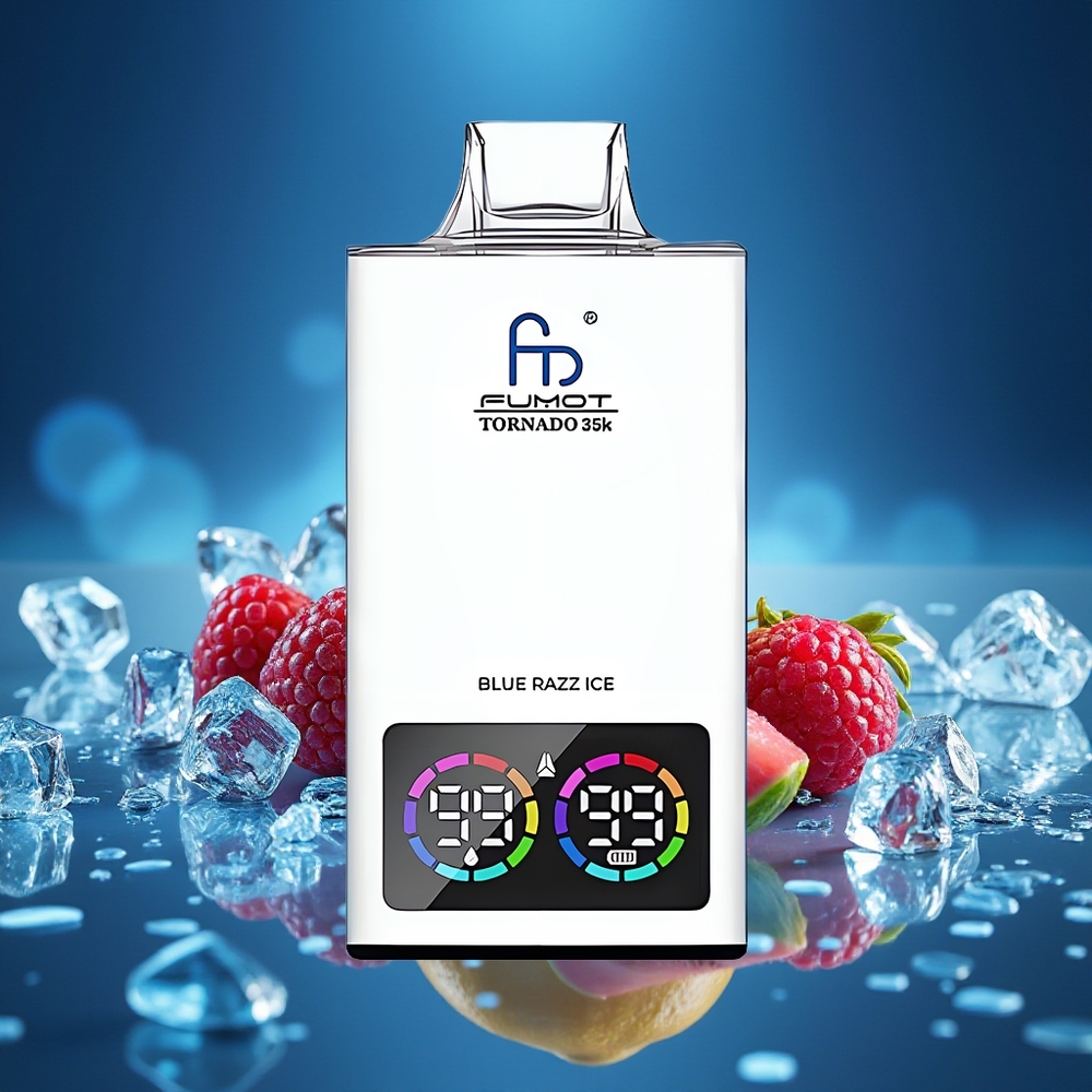 Fumot Tornado 35000 Dual Mesh Azul Frambuesa Hielo USB-C