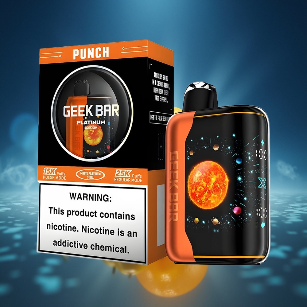 GEEK BAR Platinum Edition 25000 Bocanadas Doble Malla Punch