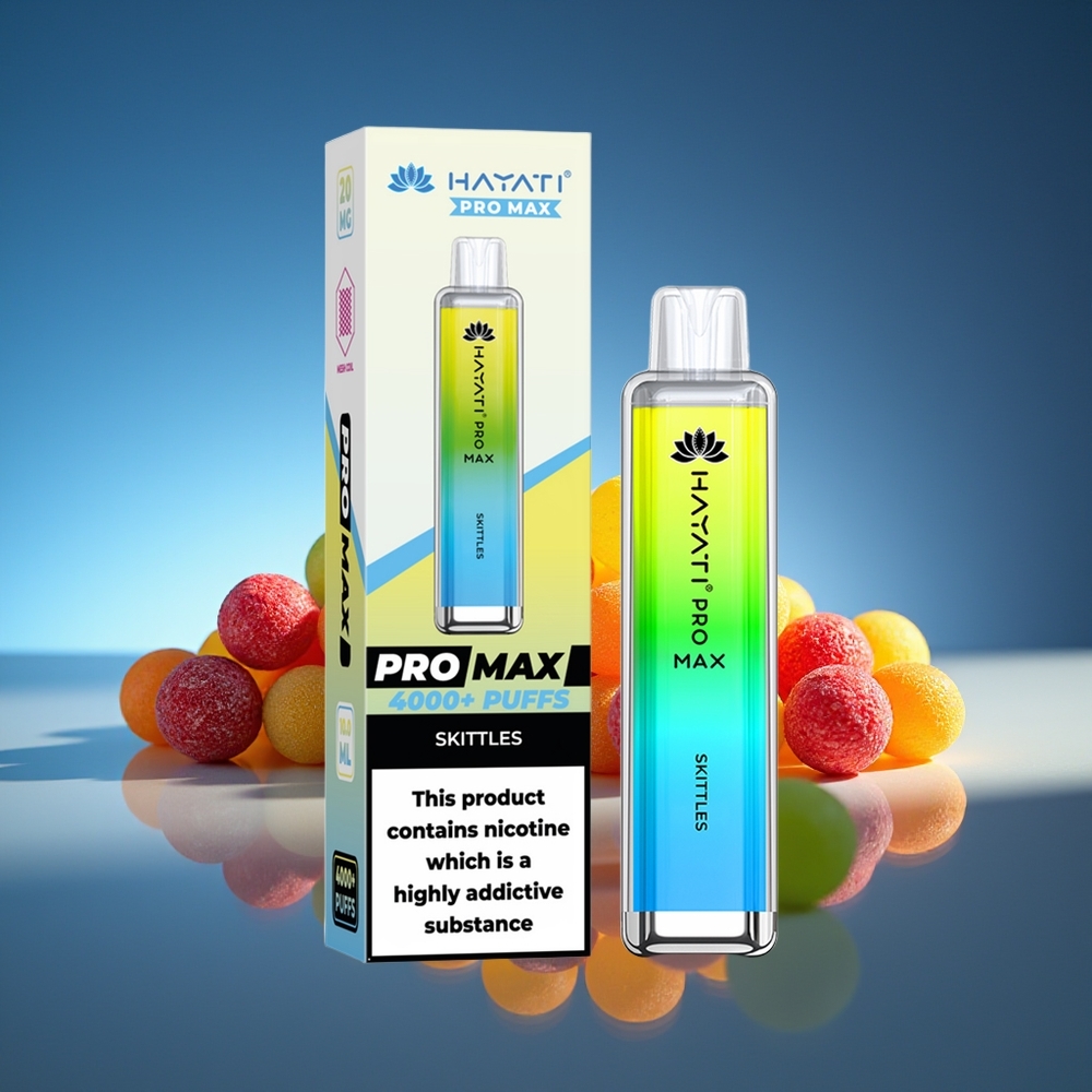 Hayati Pro Max 4000 Caladas Vape Skittles Recargable 2ml