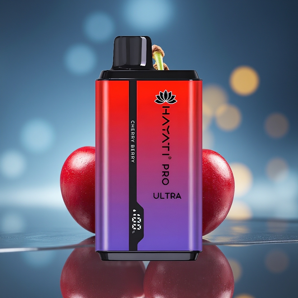 Hayati Pro Ultra 15000 Bocas Cereza Arándano 850mAh