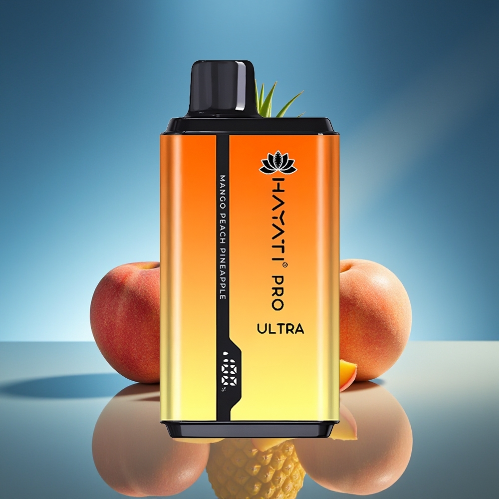 Hayati Pro Ultra 15000 Bocas Mango Melocotón Piña 24ml 2% Nicotina