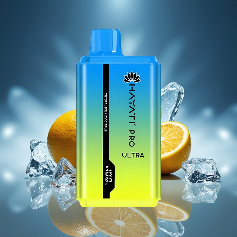 Hayati Pro Ultra 15000 Puffs Cítrico Helado Cristalino Hielo 850mAh 24ml
