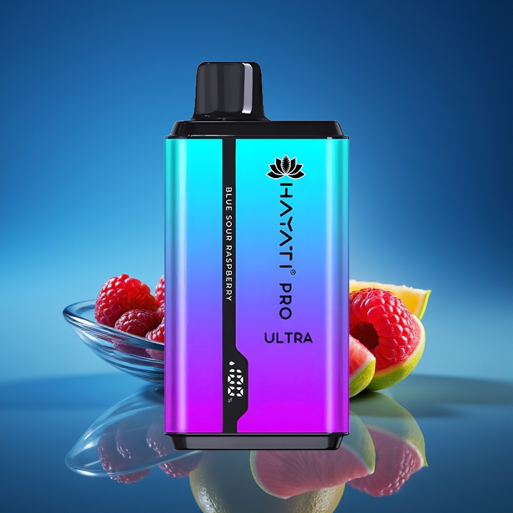 Hayati Pro Ultra 15000 Puffs Frambuesa Azul Ácida 2 12ml