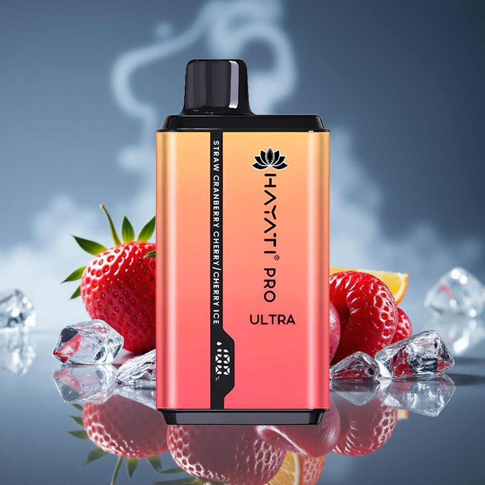 Hayati Pro Ultra 15000 Puffs Fresa Arándano Cereza Hielo 2 12ml 2%