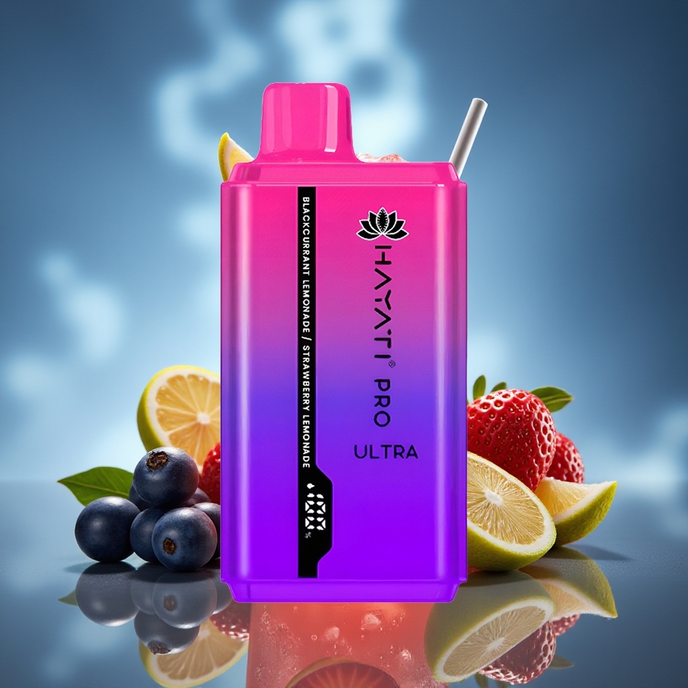 Hayati Pro Ultra 15000 Puffs Zarzamora Limonada Fresa Limonada 850mAh 24ml