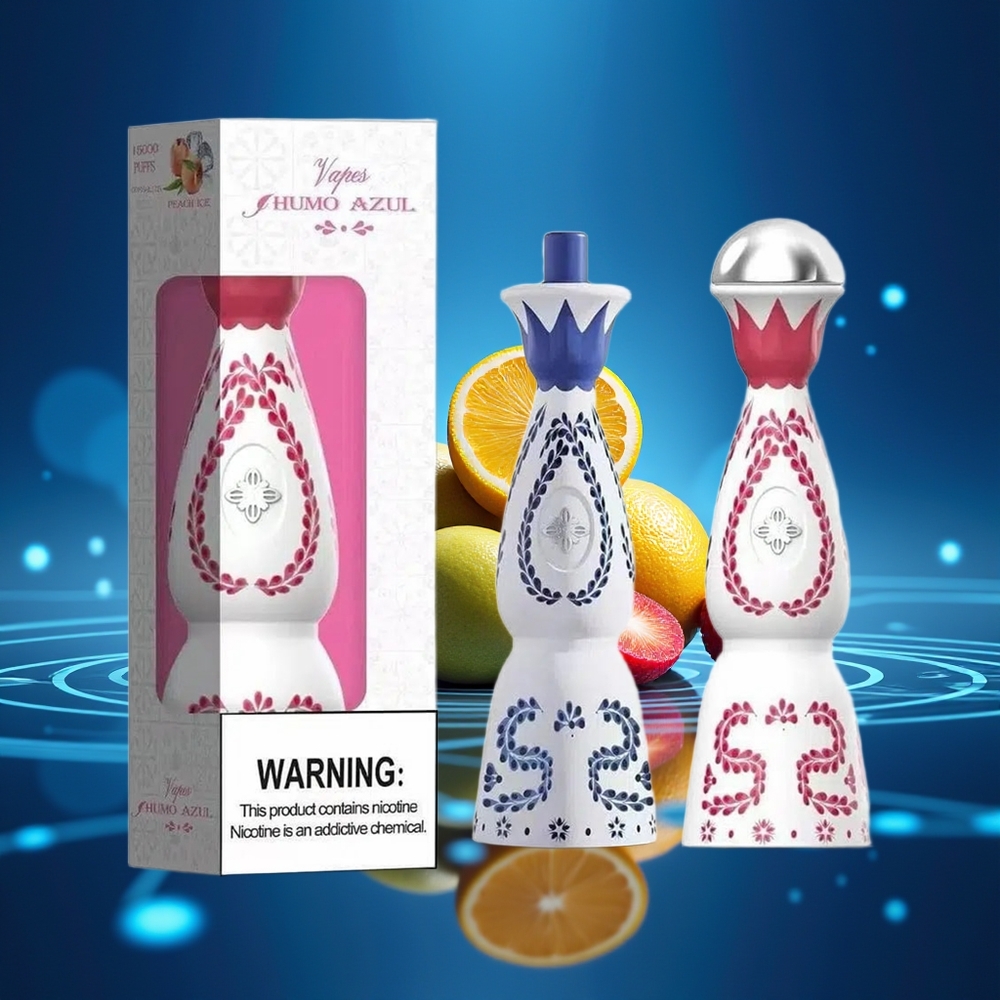 HUMO Azul 15000 Puffs Azul Frambuesa Oso 20mL 5% Nicotina