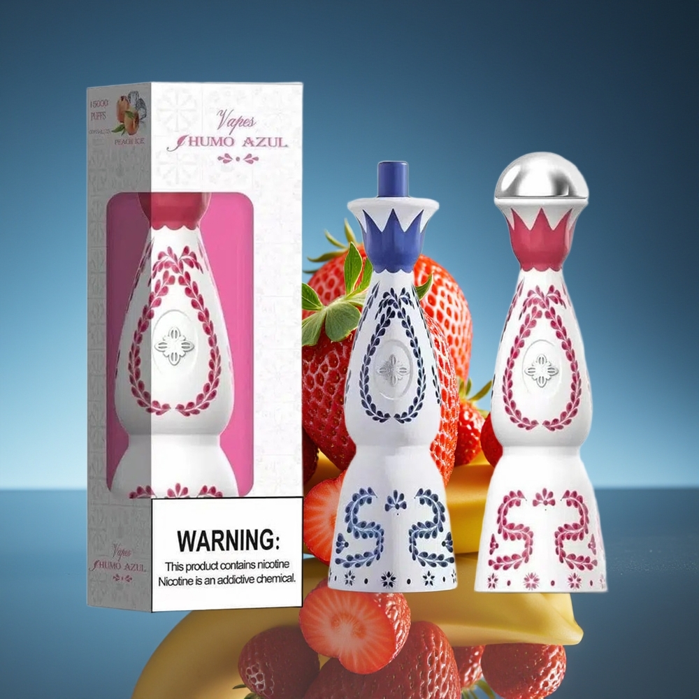HUMO Azul 15000 Puffs Fresa Plátano 5% 500mAh