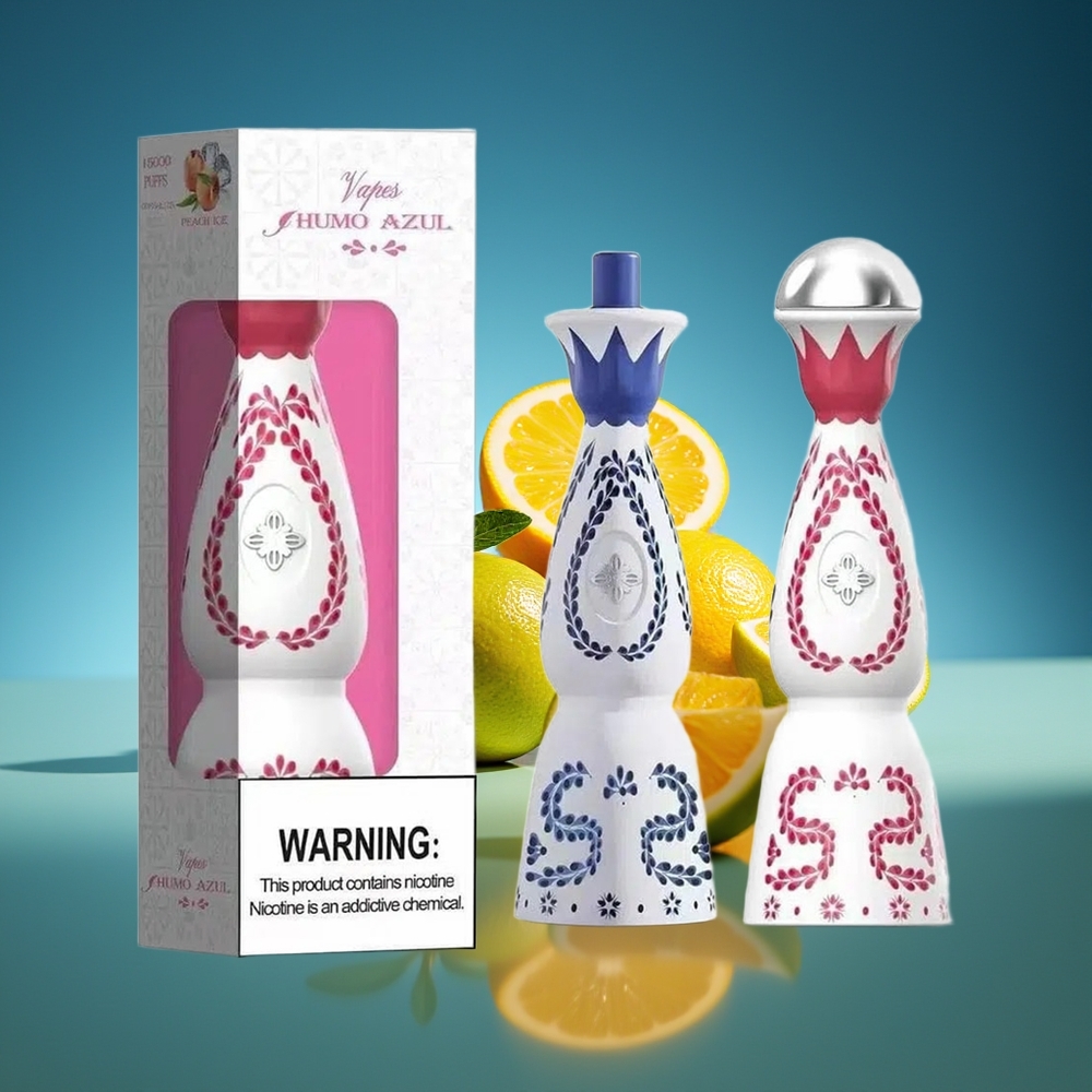 HUMO Azul 15000 Puffs Menta Oso Recargable USB-C