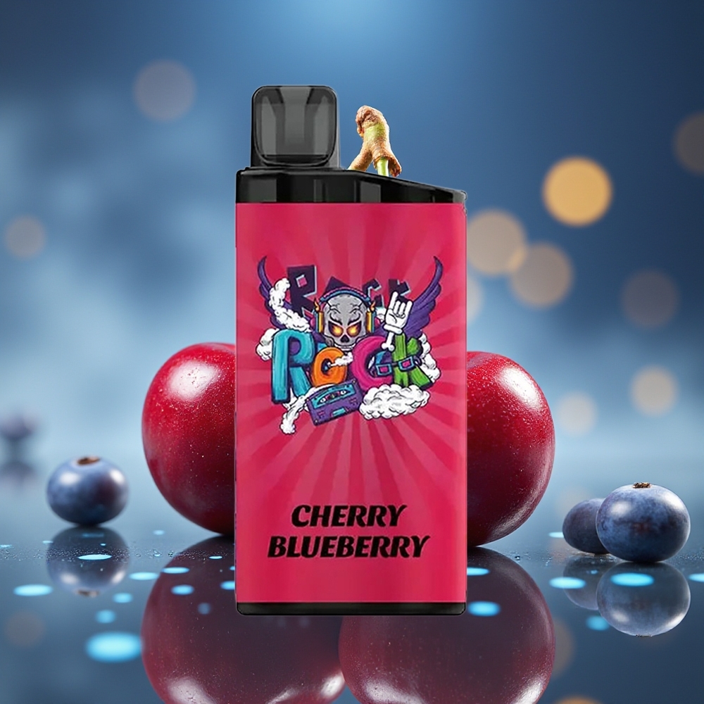 IGET Bar 3500 Puffs Vape Desechable Cereza Arándano 1400 mAh PC+ALU