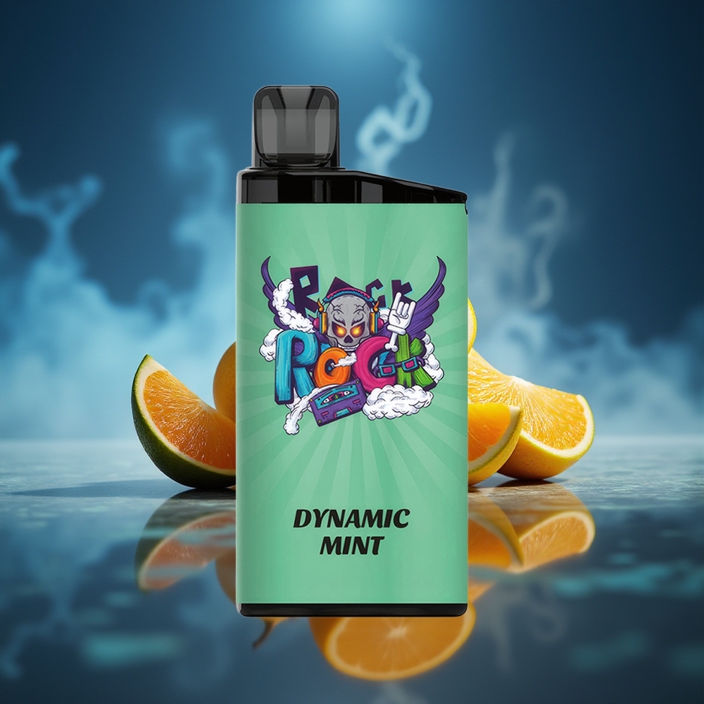 IGET Bar 3500 Puffs Vape Desechable Dinámica Menta con Batería 1400 mAh y Bobina 1.2 Ohm