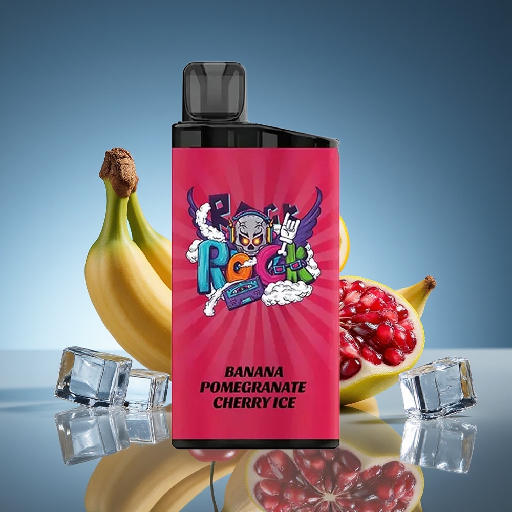 IGET Bar 3500 Puffs Vape Desechable Plátano Granada Cereza Hielo 1400 mAh PC+ALU