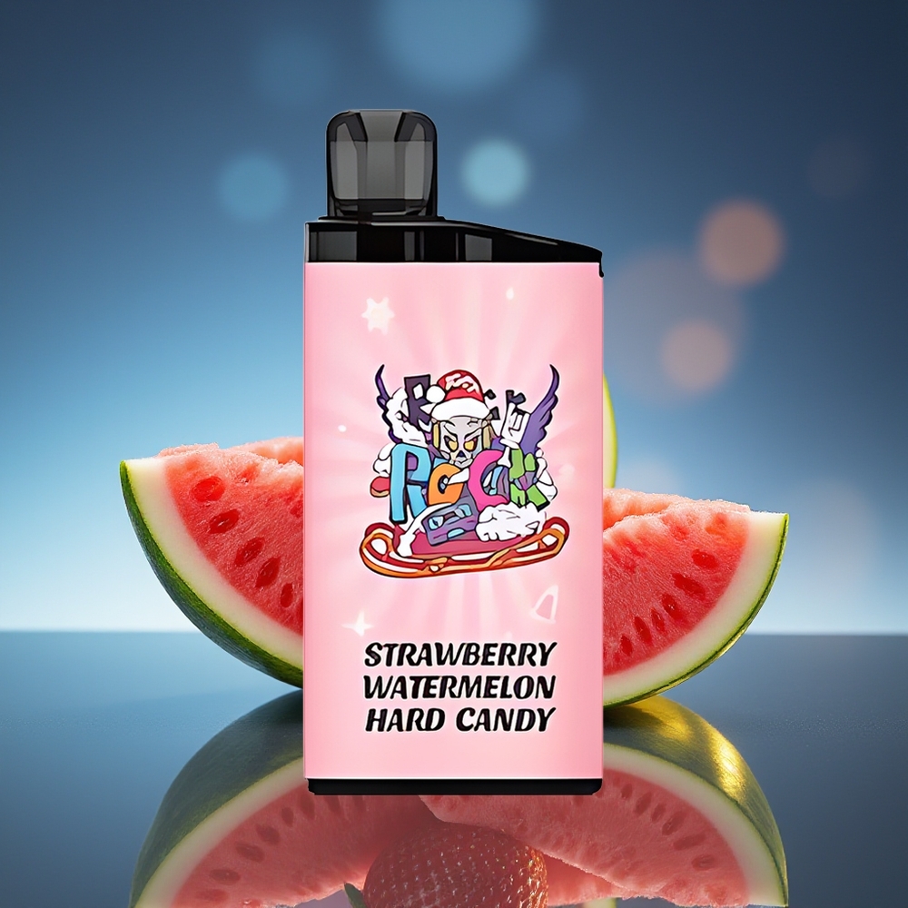 IGET Bar 3500 Puffs Vaporizador Desechable Fresa Sandía Caramelo Duro 1400 mAh 1.2 Ohm