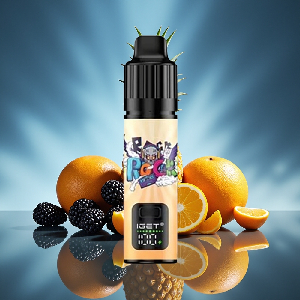 IGET BAR PLUS S3 POD 10000 Puffs 5% Nicotina Vape Mora Piña Naranja 18 ml
