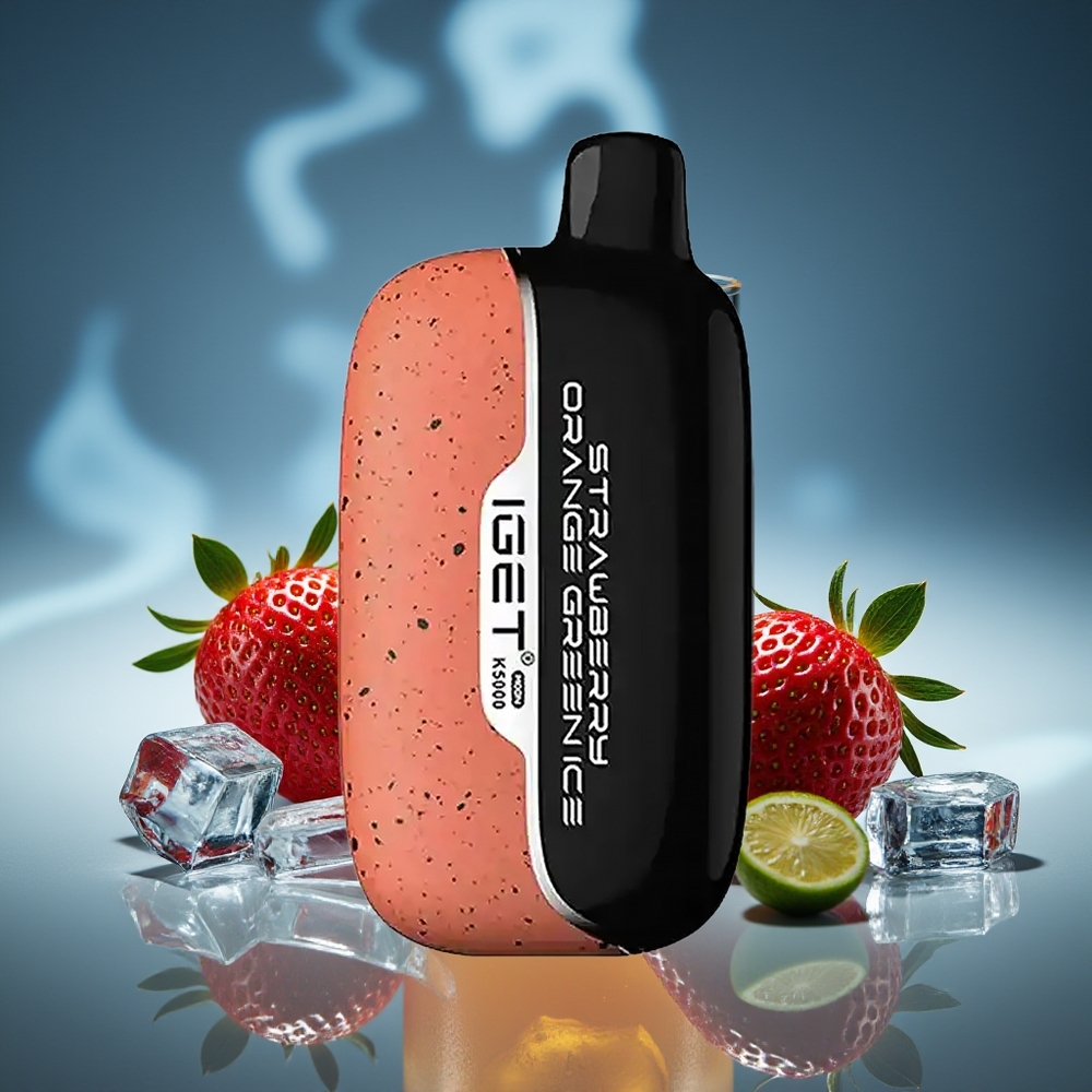 IGET Moon K5000 5000 Puffs Fresa Naranja Hielo Verde PC