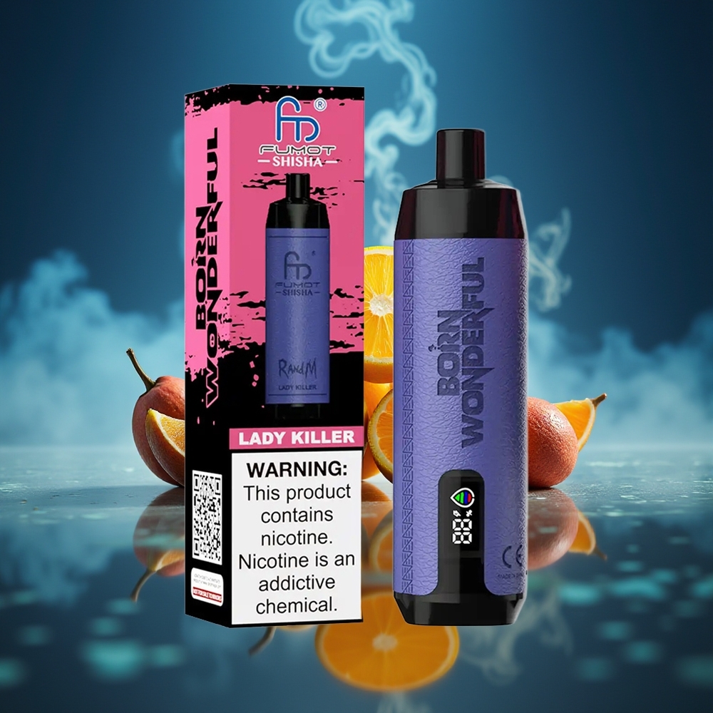 RandM Fumot Shisha 10000 Puffs 18ml Asesina de Corazones