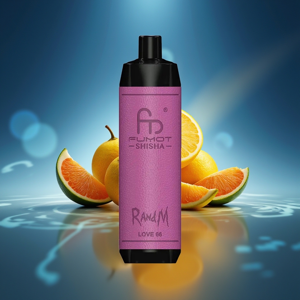 RandM Fumot Shisha 10000 Puffs Amor 66 18ml Tipo-C
