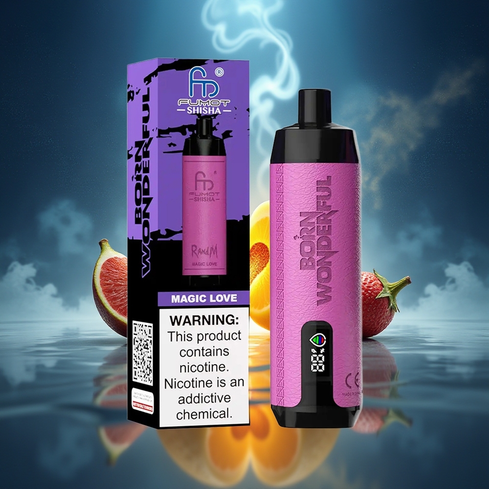 RandM Fumot Shisha 10000 Puffs Amor Mágico 18ml Tipo-C
