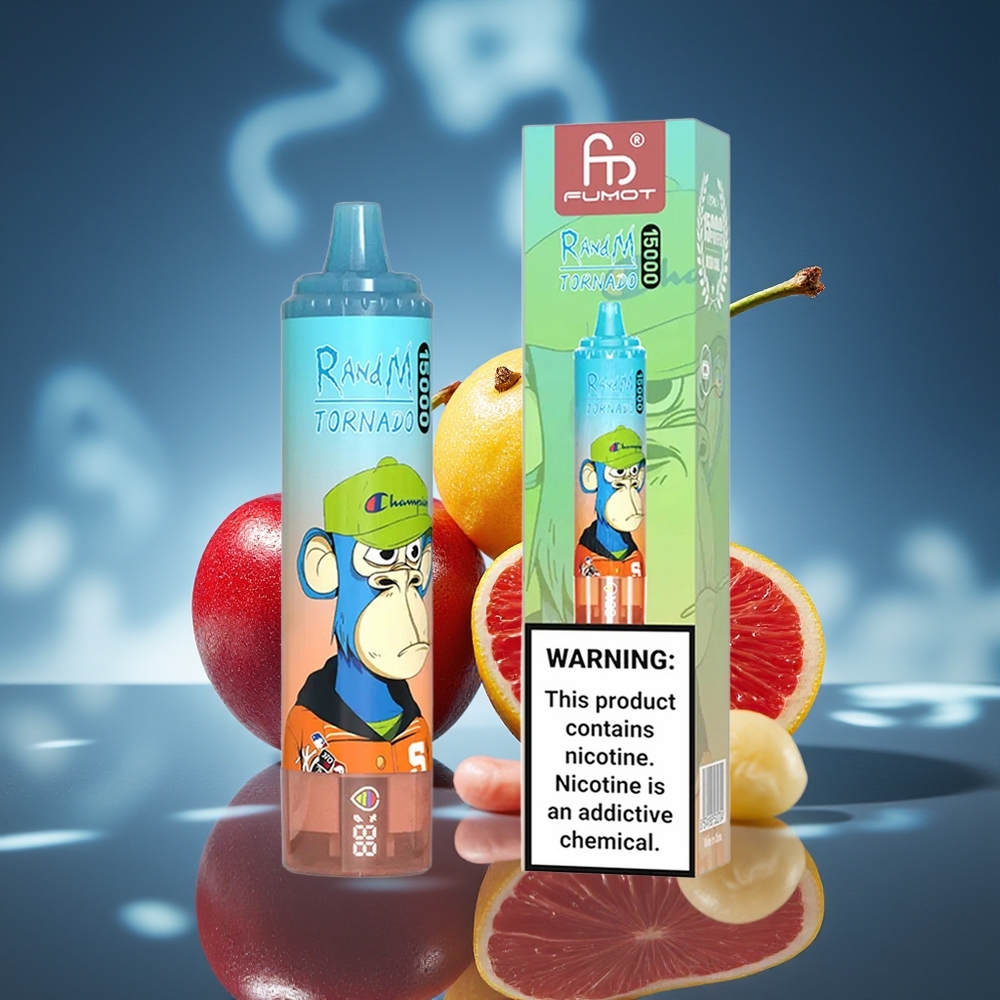 RandM Fumot Tornado 15000 Puffs 25ml Cereza Cola LCD