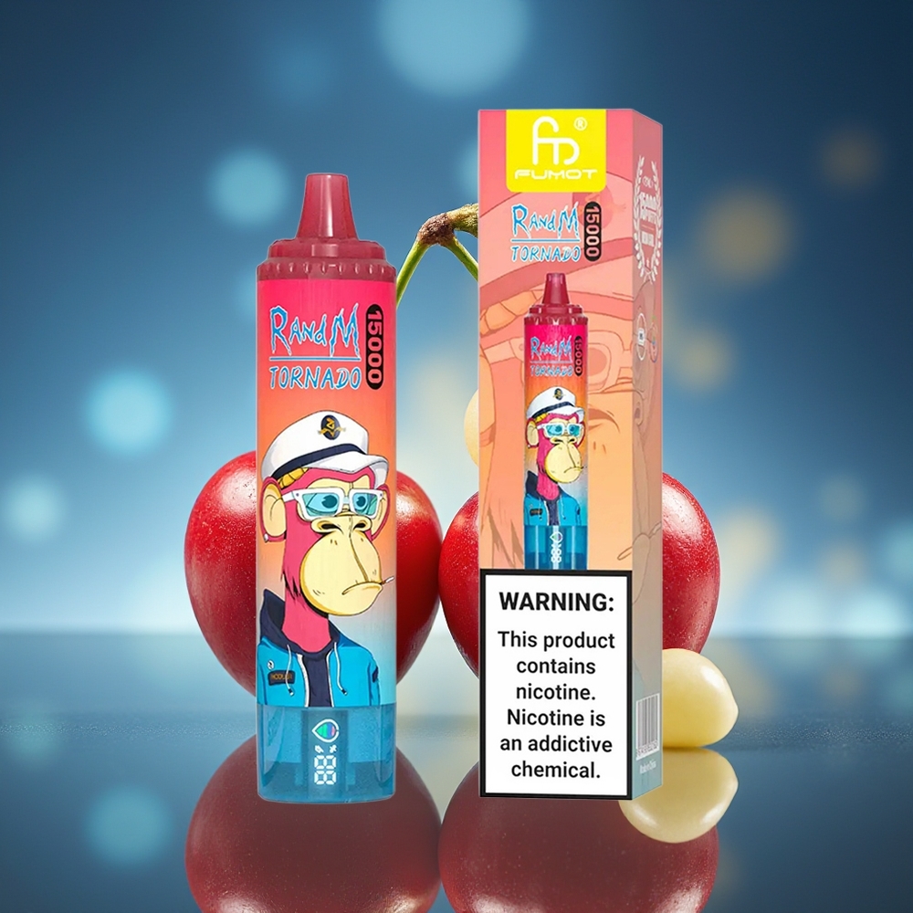 RandM Fumot Tornado 15000 Puffs 25ml Cereza