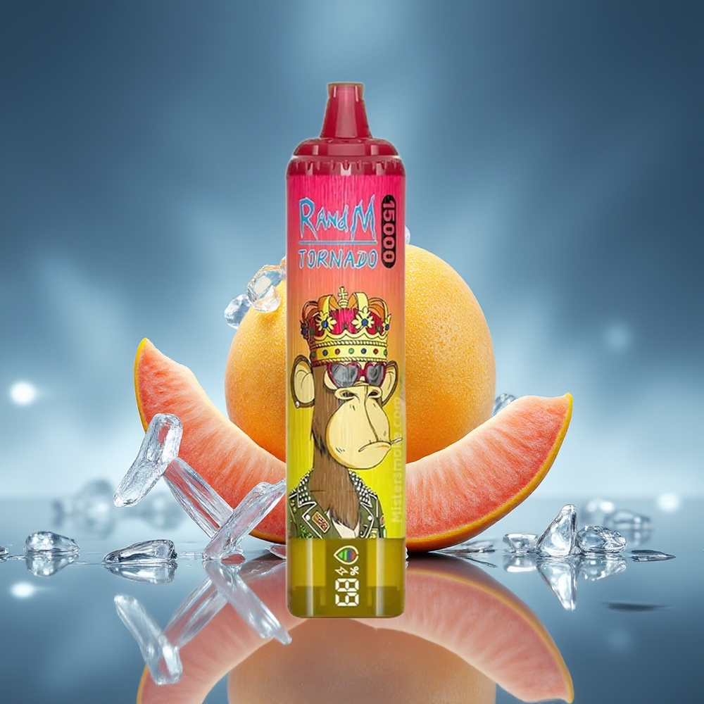 RandM Fumot Tornado 15000 Puffs Durazno Helado 25ml LCD